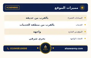 أرض - تم التخصيص 209 م² — مدينة العبور الجديدة، الحي السادس والثلاثون، مجاورة 8 — صورة العرض — 5
