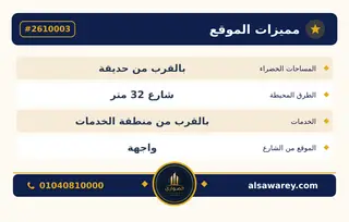 أرض - تم التخصيص 276 م² — مدينة العبور الجديدة، الحي الثامن، مجاورة 6 — صورة العرض — 5